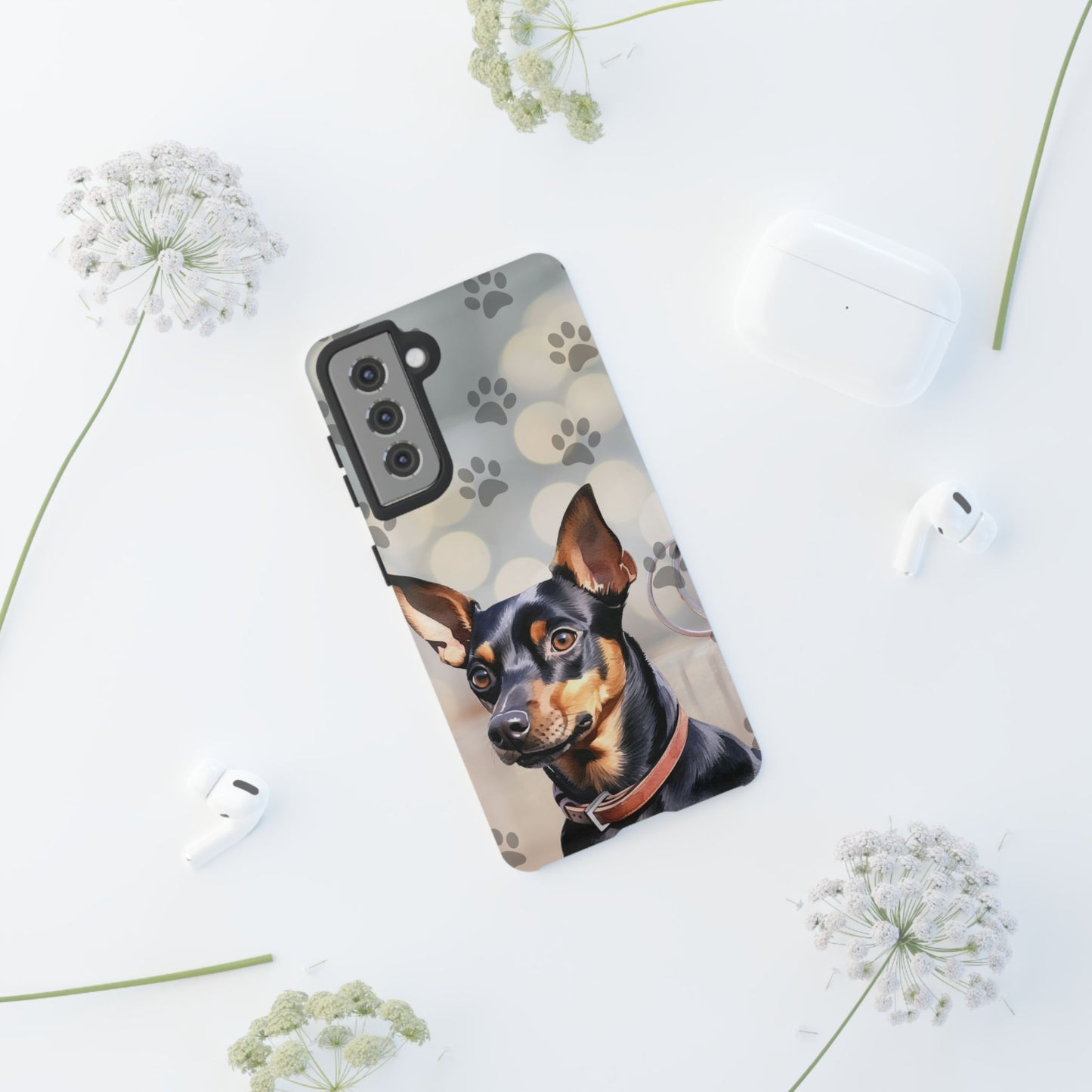 Miniature Pinscher by Tough Cases (Apple iPhone, Samsung Galaxy, and Google Pixel)