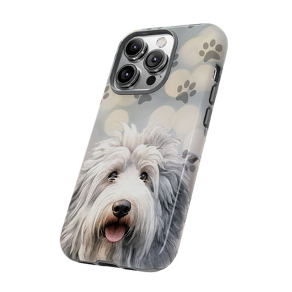 Old English Sheepdog by Tough Cases (Apple iPhone, Samsung Galaxy, and Google Pixel devices)