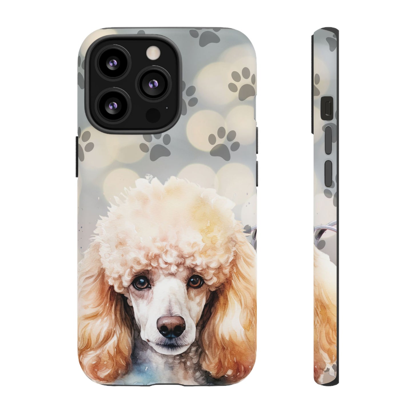 Poodle Phone Case by Tough Cases (Apple iPhone, Samsung Galaxy, and Google Pixel )