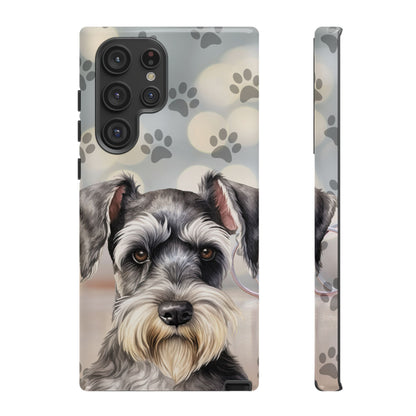 Miniature Schnauzer by Tough Cases (Apple iPhone, Samsung Galaxy, and Google Pixel)
