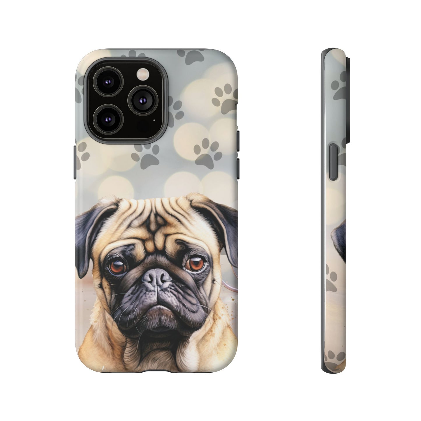 Pug Phone Case by Tough Cases (Apple iPhone, Samsung Galaxy, and Google Pixel)
