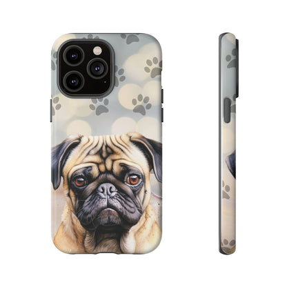 Pug Phone Case by Tough Cases (Apple iPhone, Samsung Galaxy, and Google Pixel)