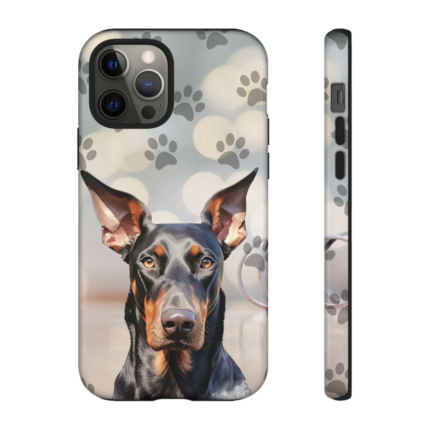 Doberman Phone Case by Tough Cases (Apple iPhone, Samsung Galaxy, and Google Pixel)