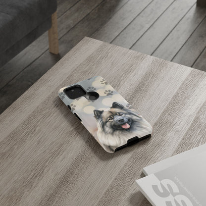 Keeshond Phone Case by Tough Cases ( Apple iPhone, Samsung Galaxy, and Google Pixel)