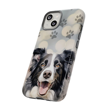 Border Collie Phone Case by Tough Cases (Apple iPhone, Samsung Galaxy, and Google Pixel)