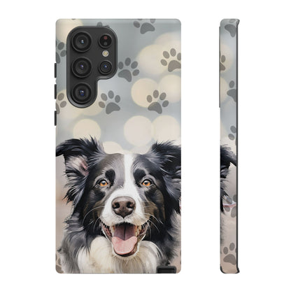 Border Collie Phone Case by Tough Cases (Apple iPhone, Samsung Galaxy, and Google Pixel)