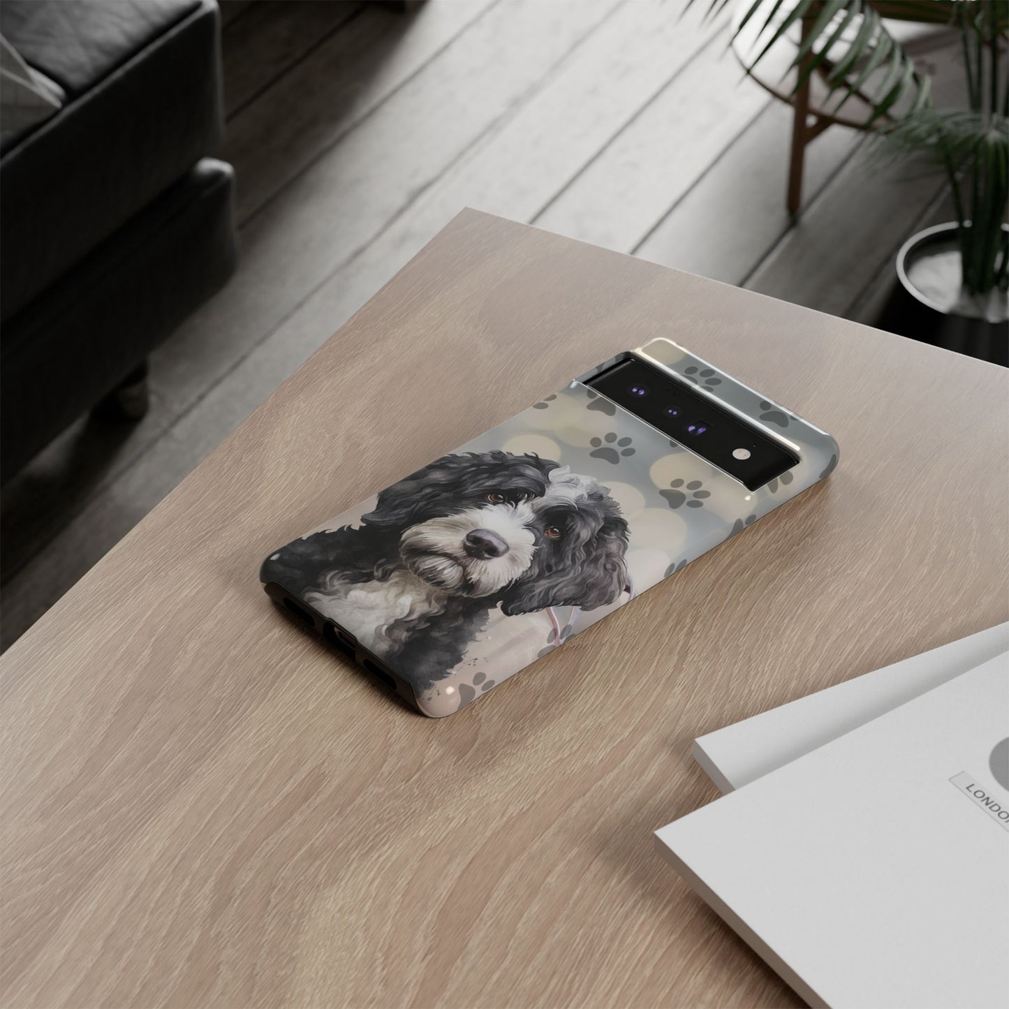 Portuguese Water Dog by Tough Cases (Apple iPhone, Samsung Galaxy, and Google Pixel)