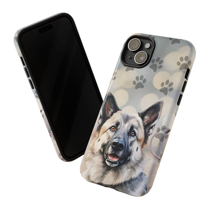 Norwegian Elkhound by Tough Cases (Apple iPhone, Samsung Galaxy, and Google Pixel)