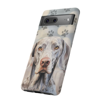 Weimaraner Phone Case by Tough Cases (Apple iPhone, Samsung Galaxy, and Google Pixel)