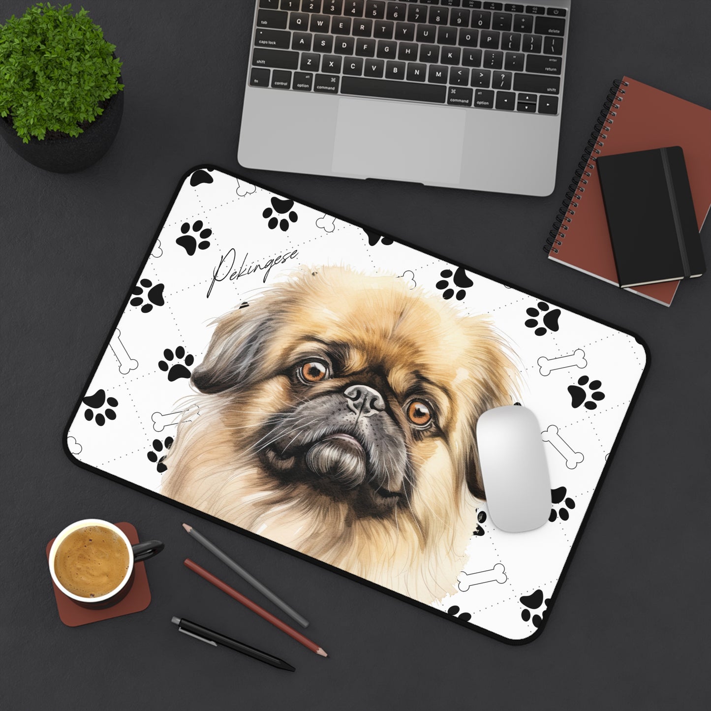 Pekingese Desk Mat