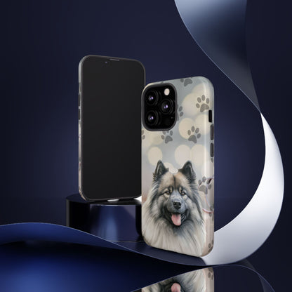 Keeshond Phone Case by Tough Cases ( Apple iPhone, Samsung Galaxy, and Google Pixel)