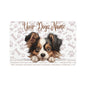 Papillon Personalized Pet Food Mat, Custom Dog Food Mat, Dog Feeding Mat, Cute Pet Mat, Dog Lovers Gift