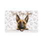 Belgian Malinois Personalized Pet Food Mat for Dogs, Custom Dog Feeding Station, Dog Bowl Mat, Pet Decor, Gift for Dog Lovers