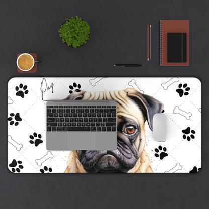 Pug Desk Mat