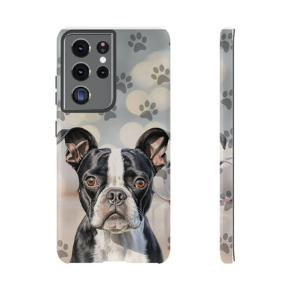 Boston Terrier Phone Case by Tough Cases (Apple iphone, Samsung galaxy, Google Pixel) Boston Terrier