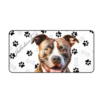 Staffordshire Terrier Desk Mat