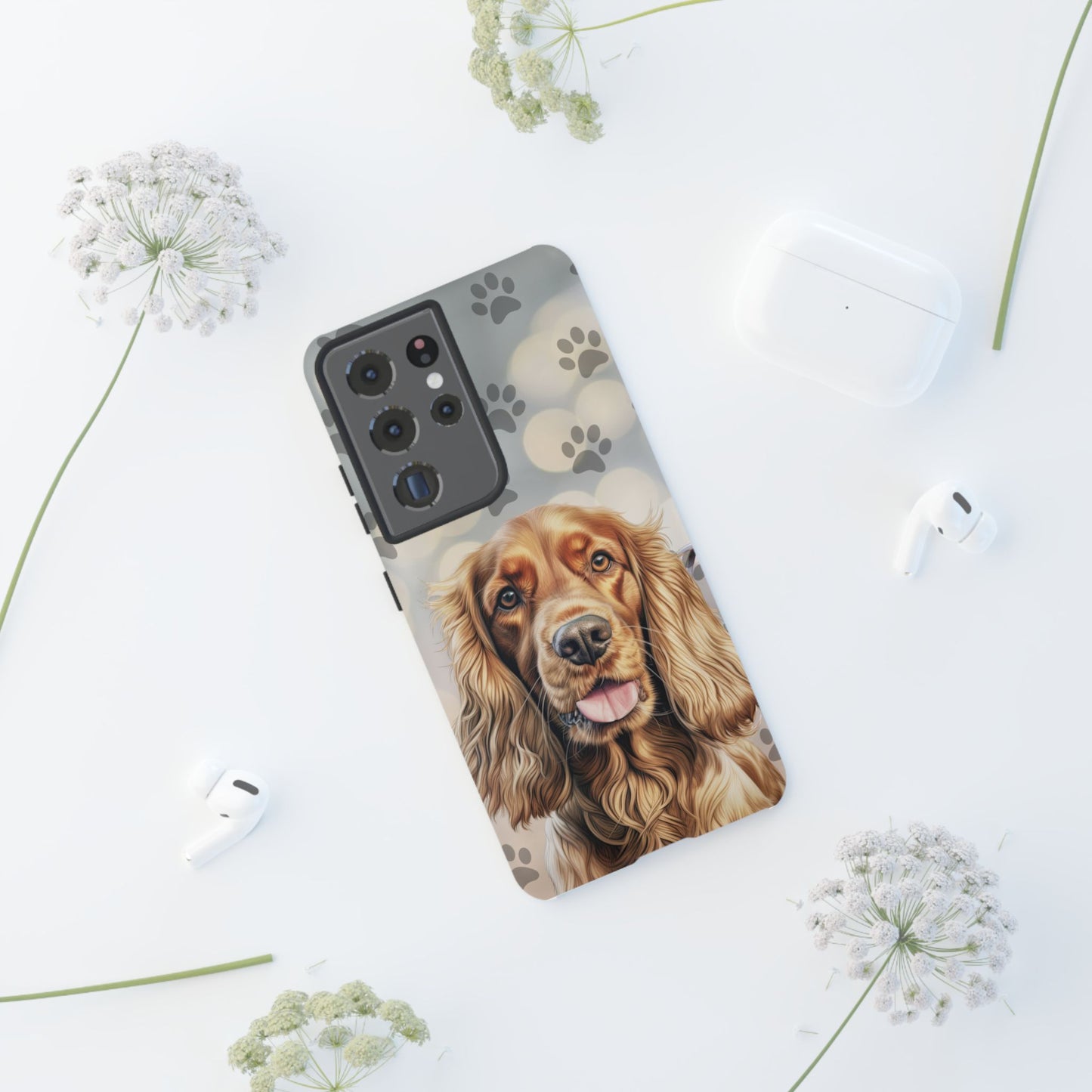 Cocker Spaniel Phone Case by Tough Cases (Apple iPhone, Samsung Galaxy, and Google Pixel)