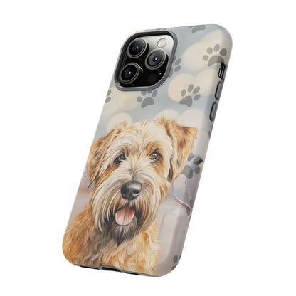 Self-Coated Wheaten Terrier by Tough Cases (Apple iPhone, Samsung Galaxy, and Google Pixel)