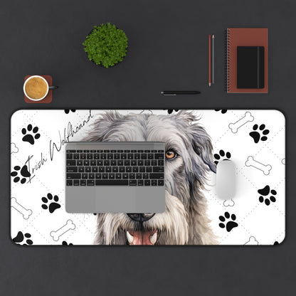 Irish Wolfhound Desk Mat
