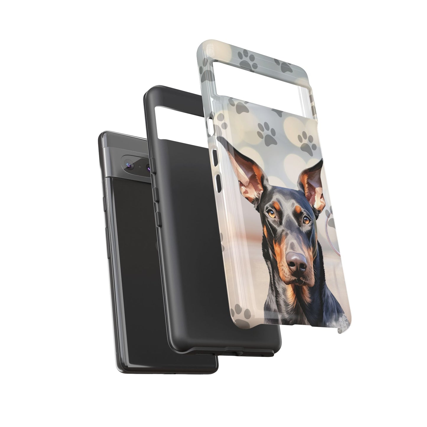 Doberman Phone Case by Tough Cases (Apple iPhone, Samsung Galaxy, and Google Pixel)