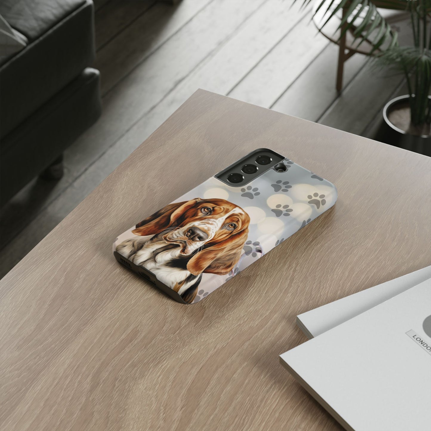 Basset Hound Phone Case by Tough Cases (Apple iPhone, Samsung Galaxy, and Google Pixel)