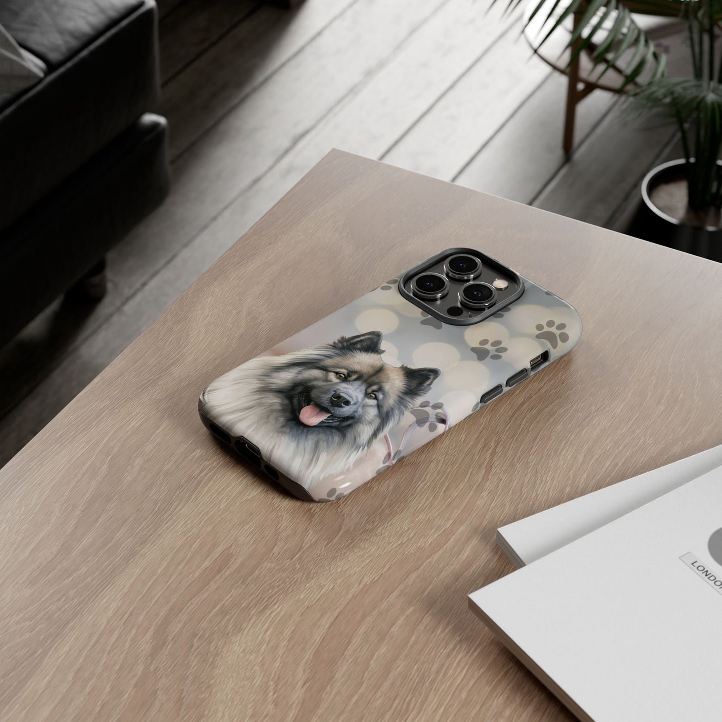 Keeshond Phone Case by Tough Cases ( Apple iPhone, Samsung Galaxy, and Google Pixel)
