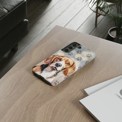 Beagle Phone Case by Tough Cases (Apple iPhone, Samsung Galaxy, and Google Pixel) Beagle