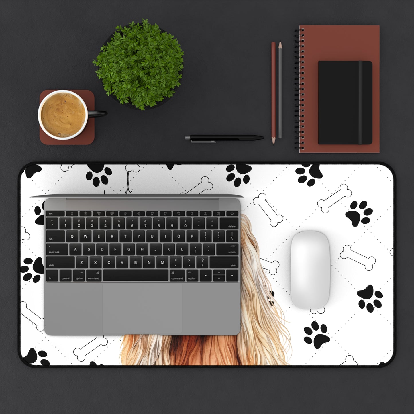 Afghan Hound Desk Mat