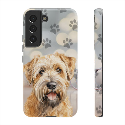 Self-Coated Wheaten Terrier by Tough Cases (Apple iPhone, Samsung Galaxy, and Google Pixel)