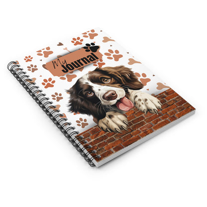 English Springer Spaniel Spiral Notebook - Ruled Line