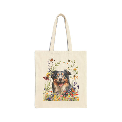 Australian Shepherd Canvas Tote Bag