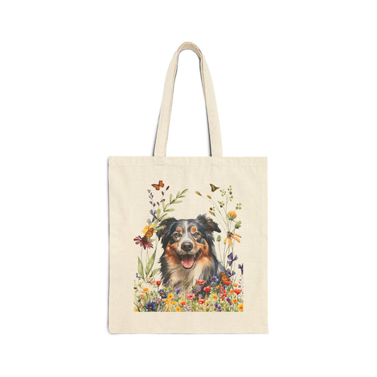 Australian Shepherd Canvas Tote Bag