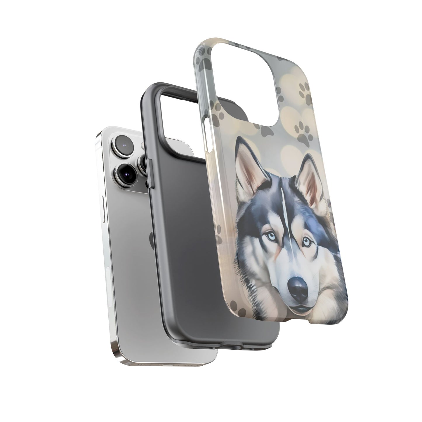 Siberian Husky Phone Cases by Tough Cases (Apple iPhone, Samsung Galaxy, and Google Pixel)