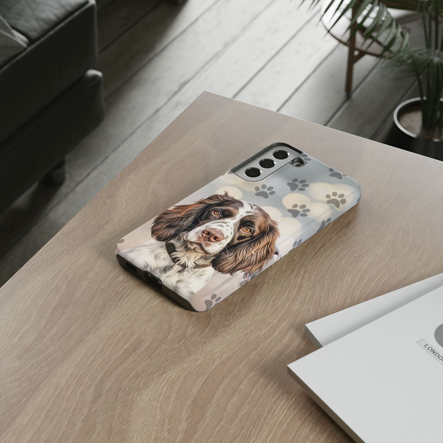 English Springer Spaniel Phone Case by Tough Cases (Apple iPhone, Samsung Galaxy, and Google Pixel)