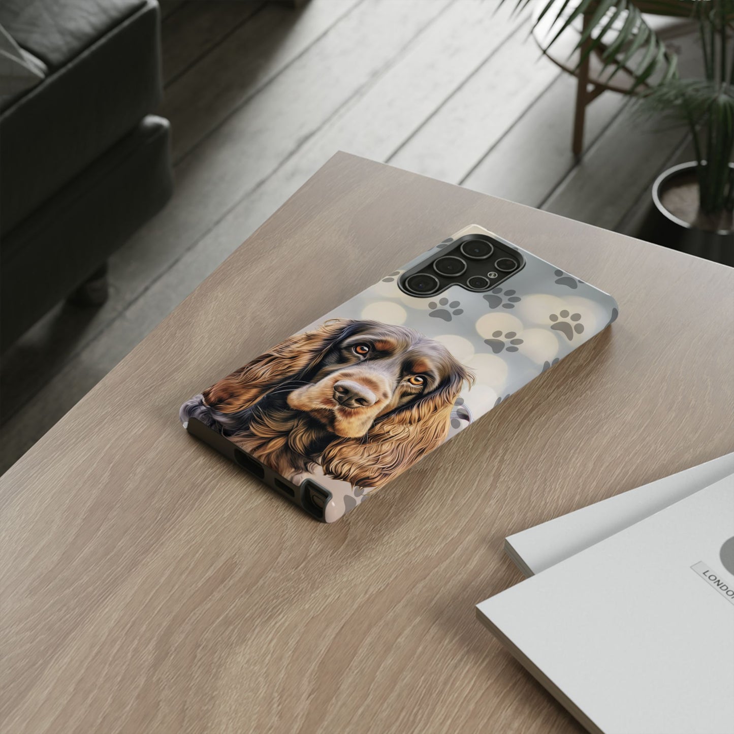 English Cocker Spaniel Phone Case by Tough Cases (Apple iPhone, Samsung Galaxy, and Google Pixel)