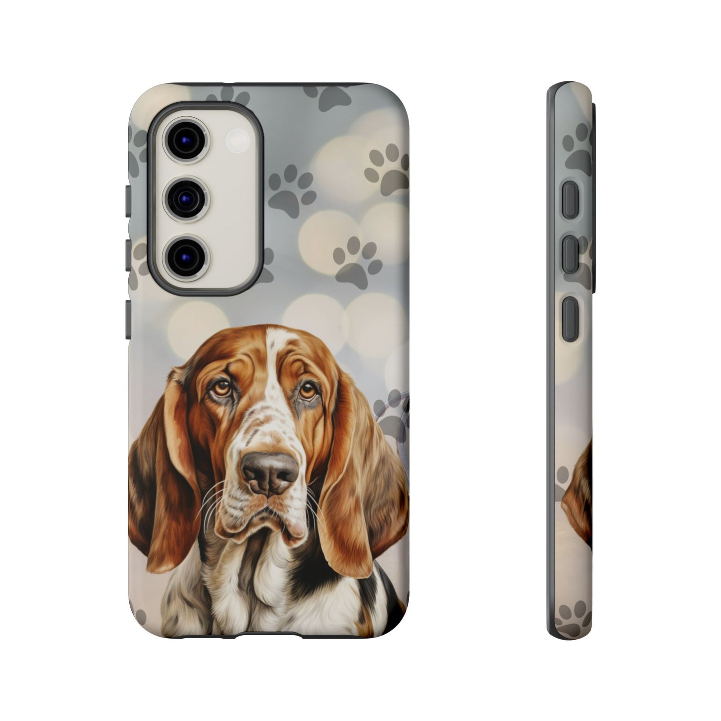 Basset Hound Phone Case by Tough Cases (Apple iPhone, Samsung Galaxy, and Google Pixel)