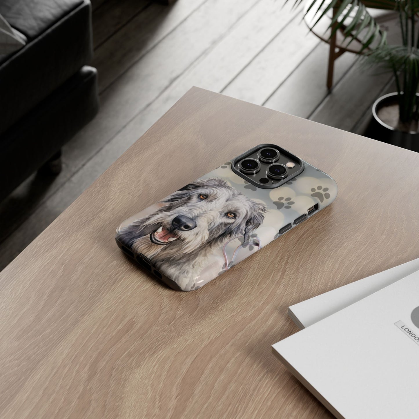 Irish Wolfhound Phone Case by Tough Cases (Apple iPhone, Samsung Galaxy, and Google Pixel)