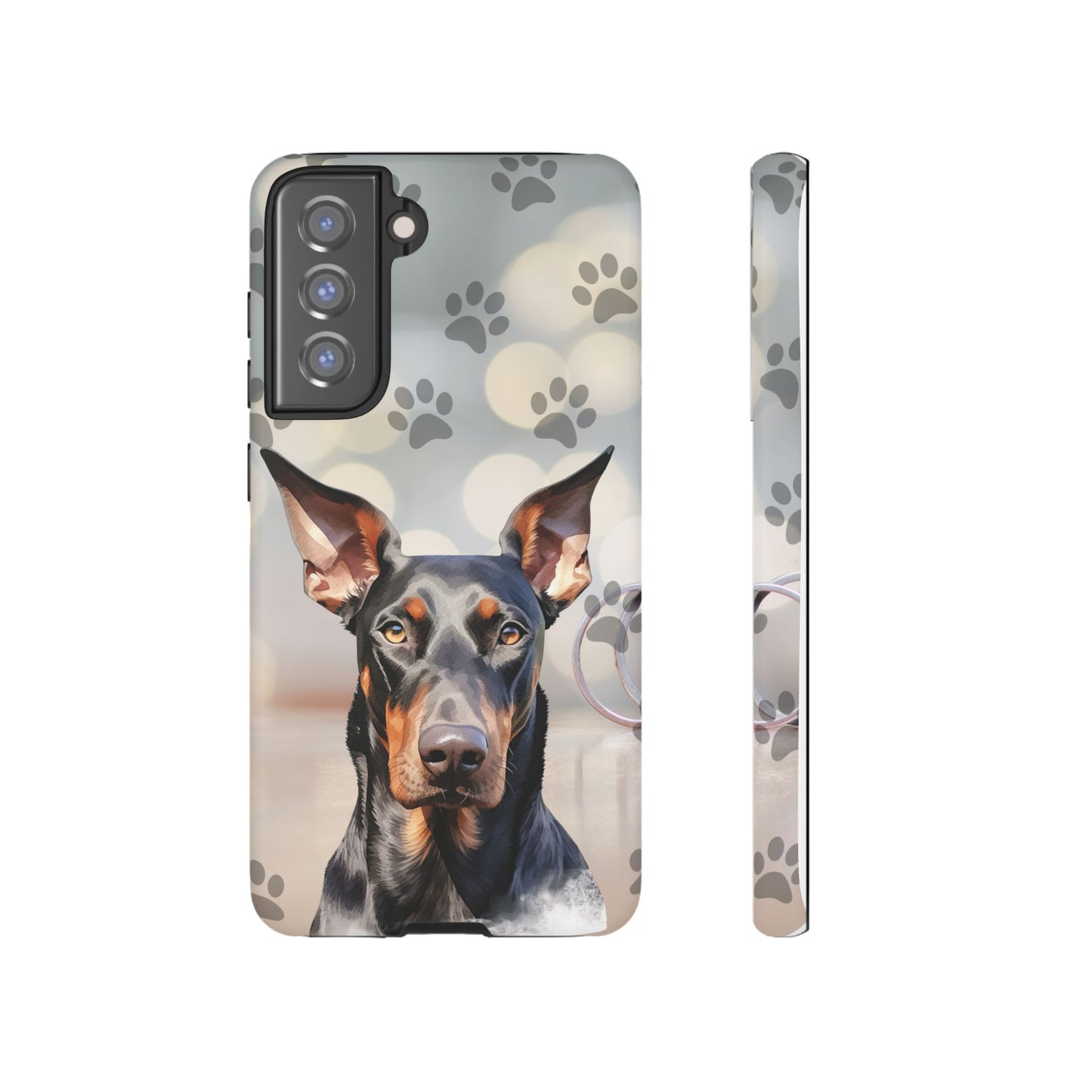 Doberman Phone Case by Tough Cases (Apple iPhone, Samsung Galaxy, and Google Pixel)