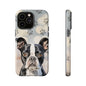 Boston Terrier Phone Case by Tough Cases (Apple iphone, Samsung galaxy, Google Pixel) Boston Terrier