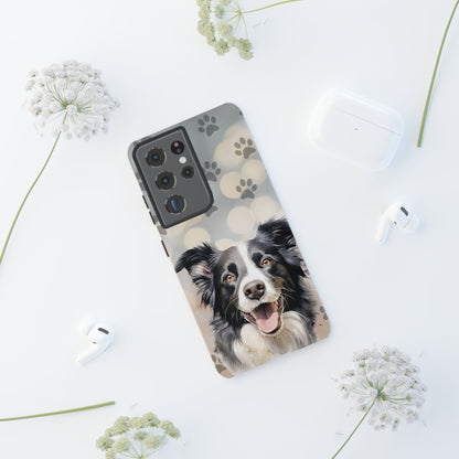 Border Collie Phone Case by Tough Cases (Apple iPhone, Samsung Galaxy, and Google Pixel)