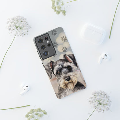 Miniature Schnauzer by Tough Cases (Apple iPhone, Samsung Galaxy, and Google Pixel)