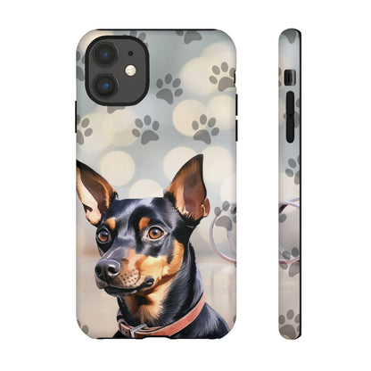 Miniature Pinscher by Tough Cases (Apple iPhone, Samsung Galaxy, and Google Pixel)