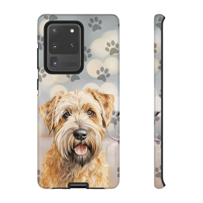 Self-Coated Wheaten Terrier by Tough Cases (Apple iPhone, Samsung Galaxy, and Google Pixel)
