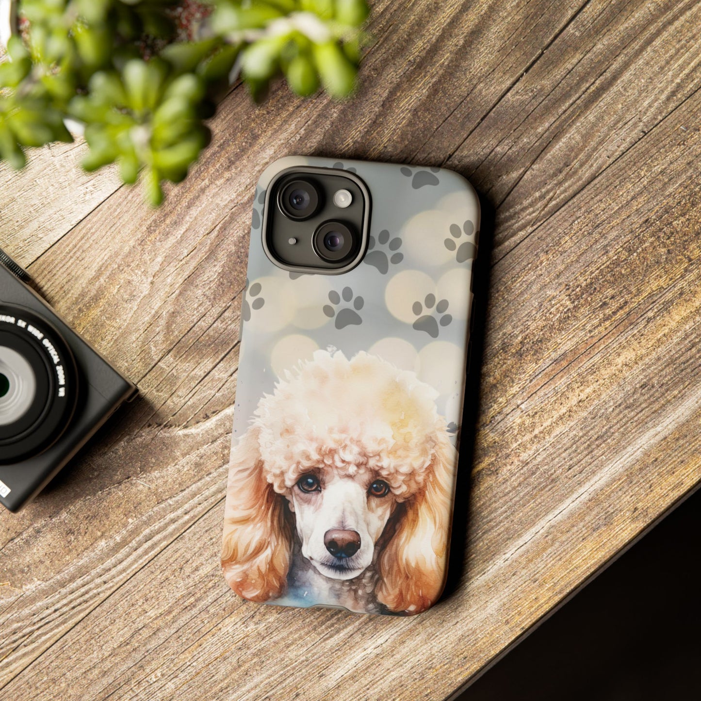 Poodle Phone Case by Tough Cases (Apple iPhone, Samsung Galaxy, and Google Pixel )