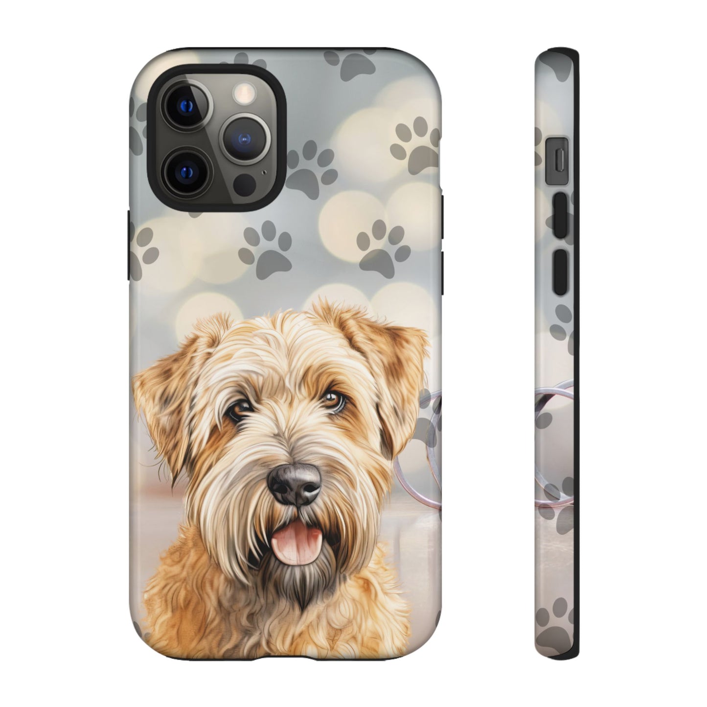 Self-Coated Wheaten Terrier by Tough Cases (Apple iPhone, Samsung Galaxy, and Google Pixel)