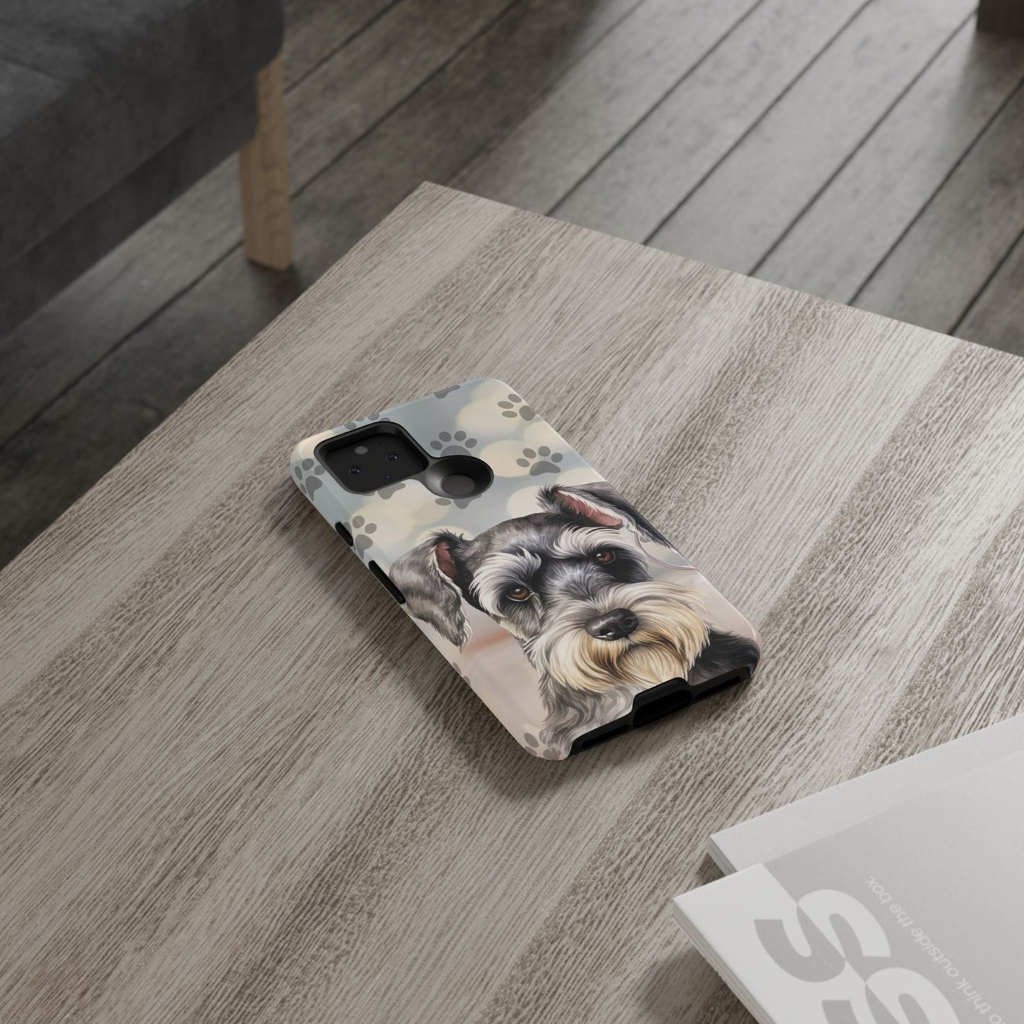 Miniature Schnauzer by Tough Cases (Apple iPhone, Samsung Galaxy, and Google Pixel)