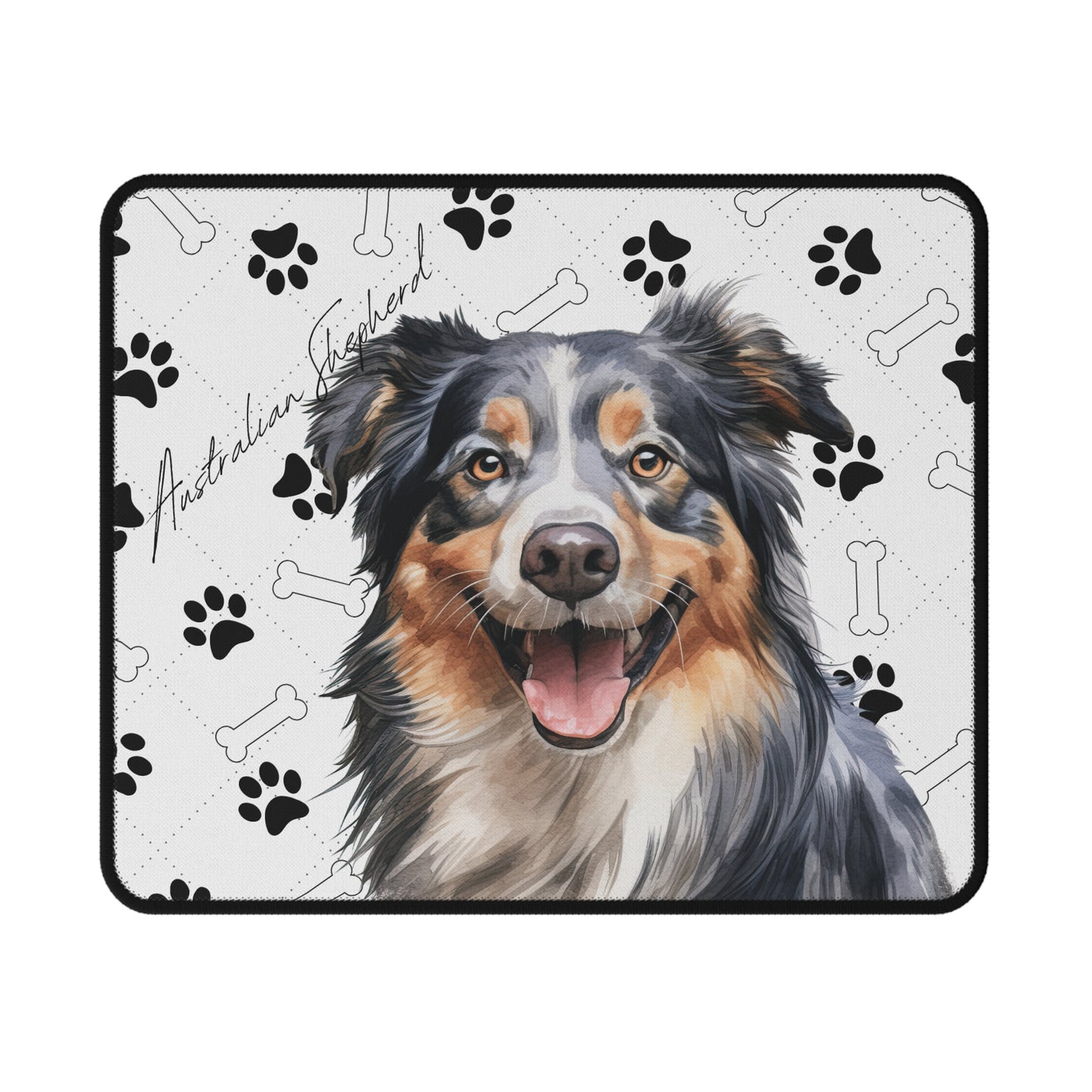 Australian Shepherd Gaming Mouse Pad