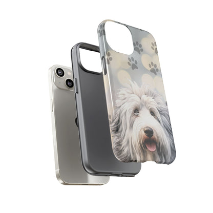 Old English Sheepdog by Tough Cases (Apple iPhone, Samsung Galaxy, and Google Pixel devices)