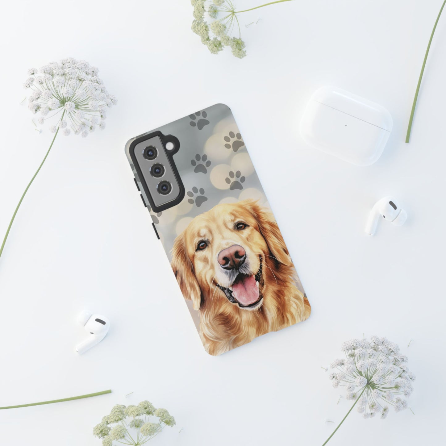 Golden Retriever Phone Case by Tough Cases (Apple iPhone, Samsung Galaxy, and Google Pixel)