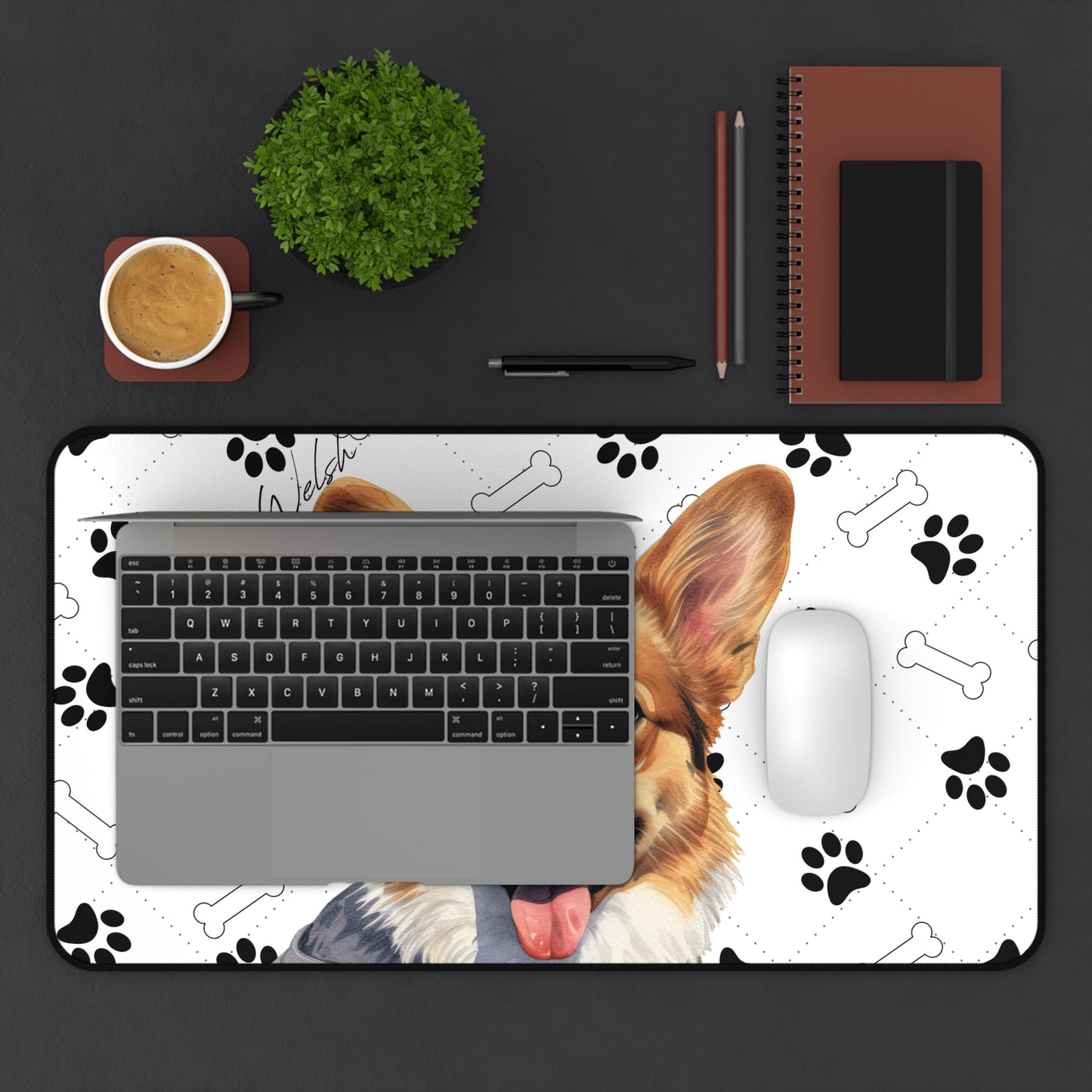 Cardigan Welsh Corgi Desk Mat